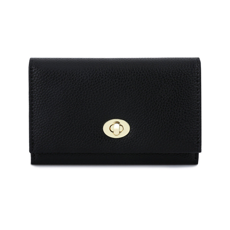 Women's PU Leather Wallet with Lock Closure | Influencer Style | Sarah Express