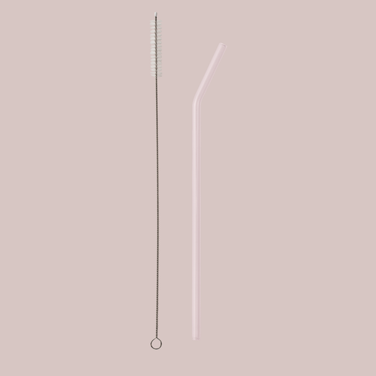 16oz Pink Straw Set
