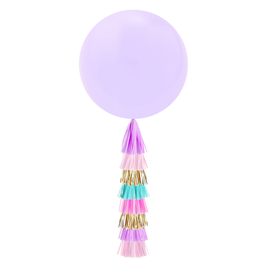 Jumbo Balloon & Tassel Tail - Unicorn Birthday