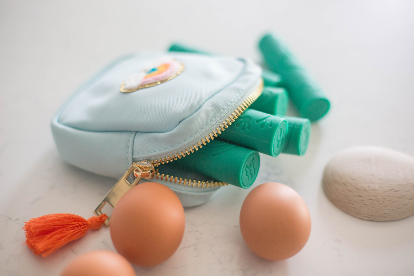 Sky Blue Pouch