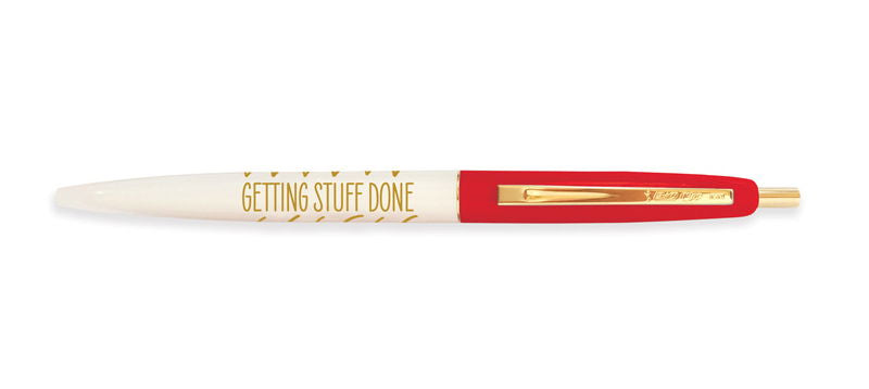 Sooner or Later Wood Mini Notepad + Pen Gift Set