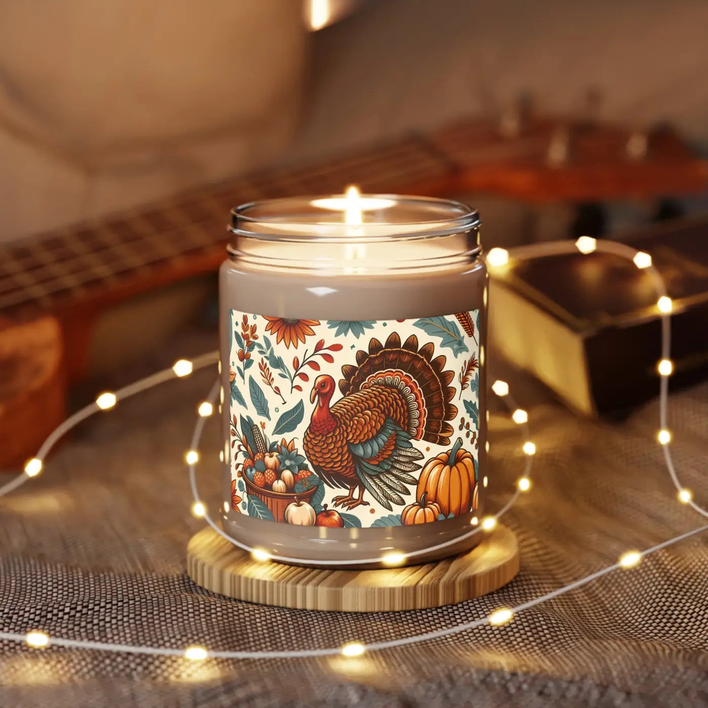 Turkey Soy Candle – Soy Wax Blend Thanksgiving - Dipaliz