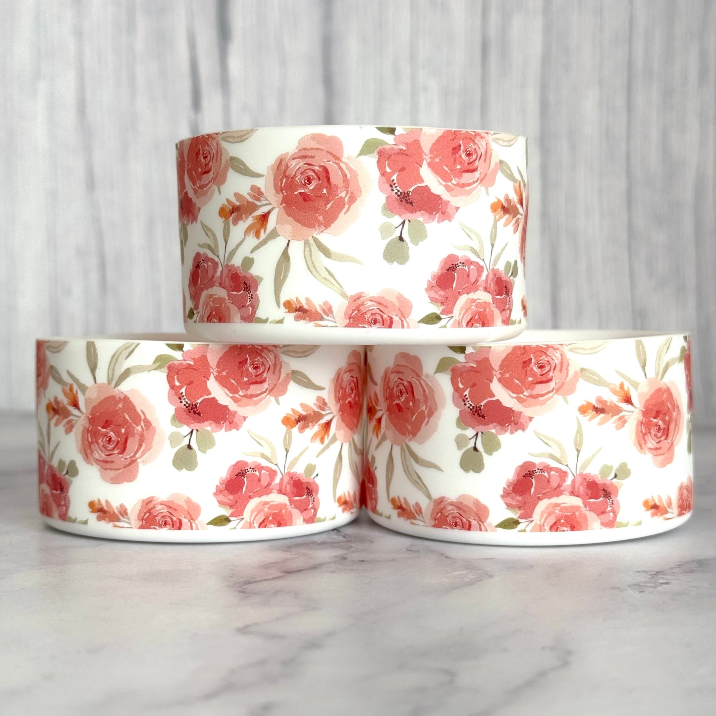Peony Floral White  Boot