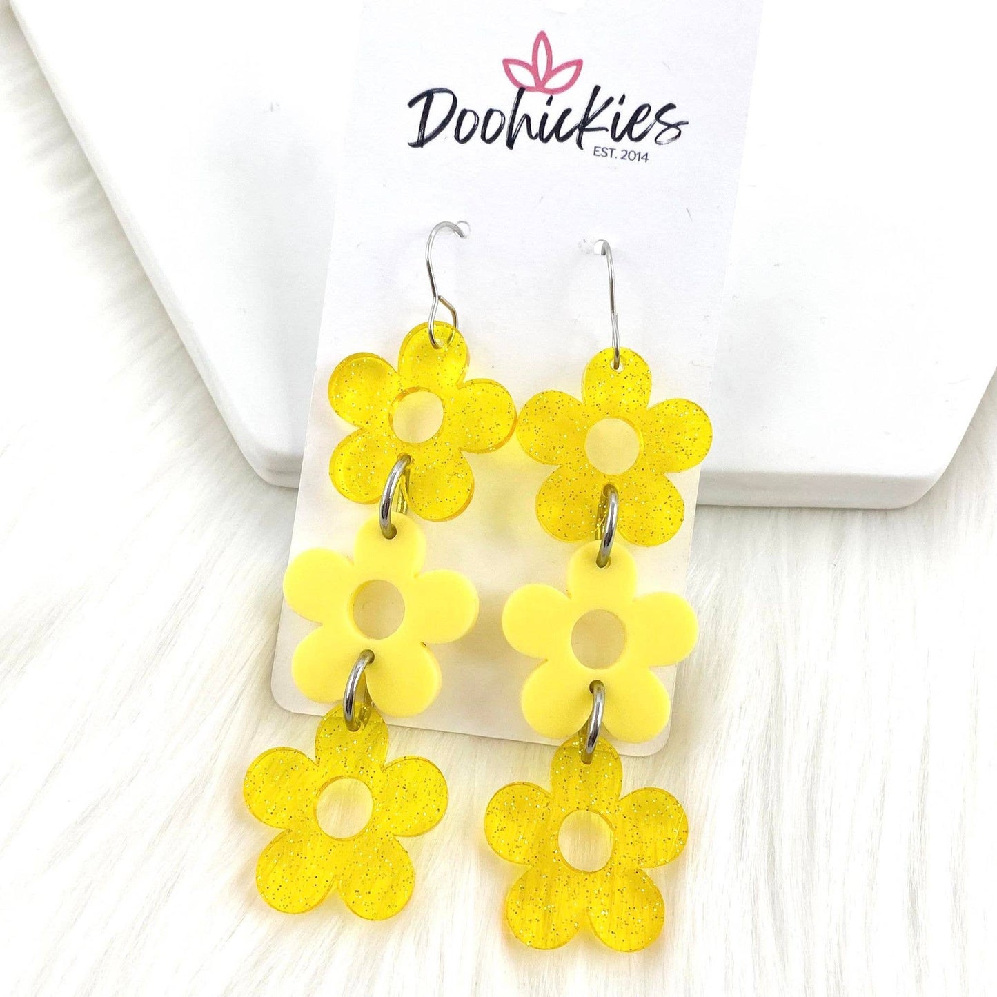 Shimmer Pastel Daisy Blossom Drops