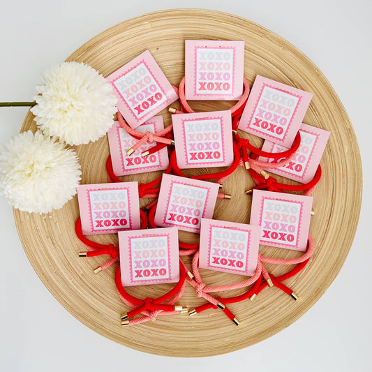 "XOXO" Hair Tie Set