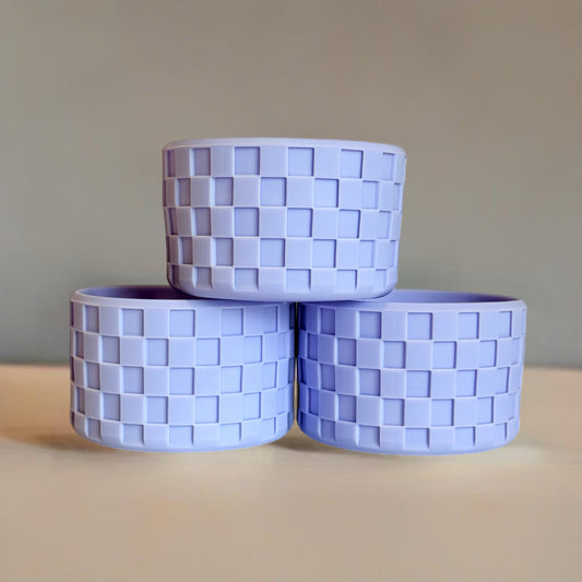 Lavender Checkers  Boot