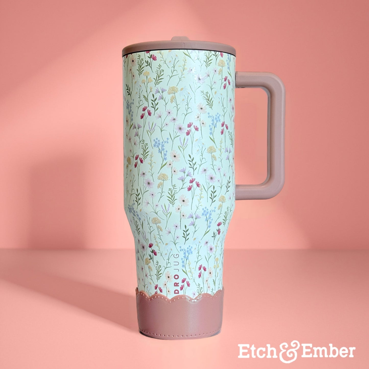 Stanley Cup Boot – Antique Pink Scalloped  Boot Waffle Boots™