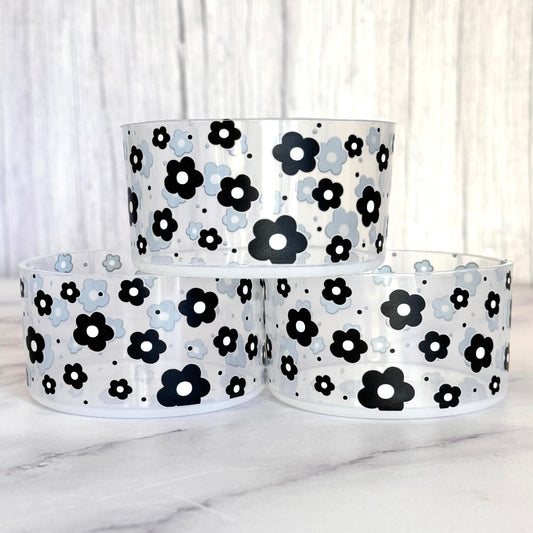 CLEAR BLACK DAISIES  Boot