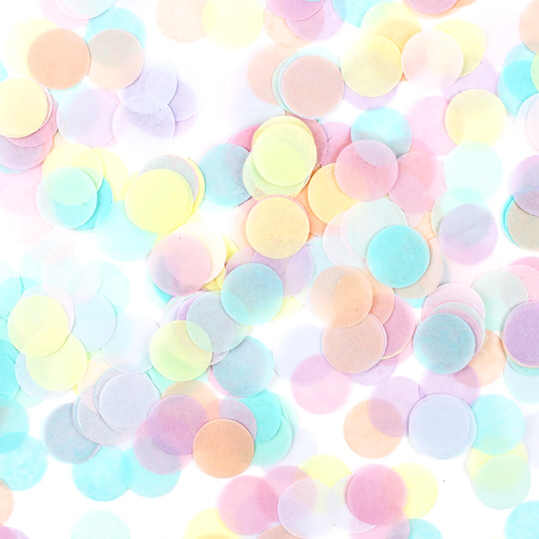 Table Confetti - Pastel Rainbow 0.5oz