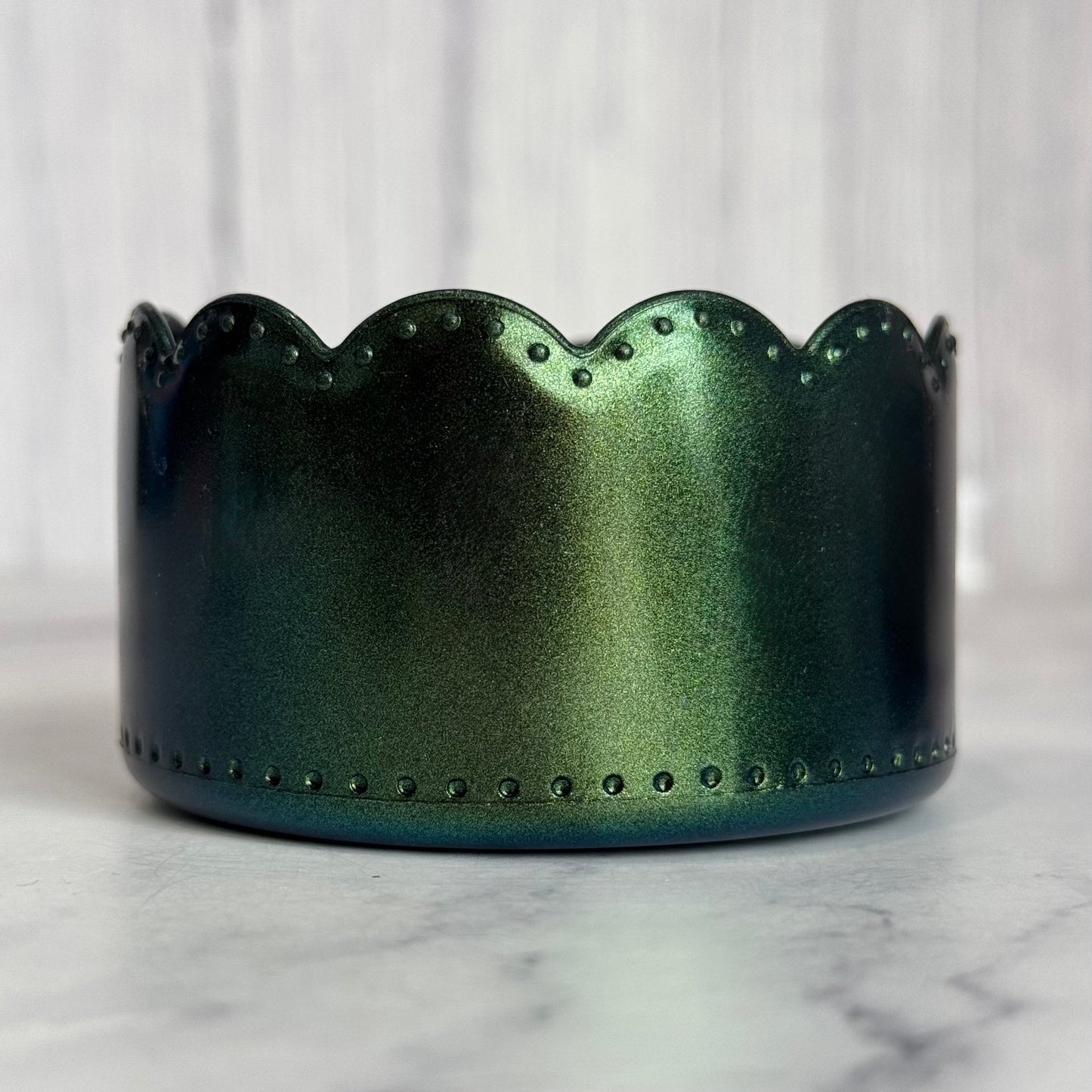 Emerald Shimmer Scallop  Boot