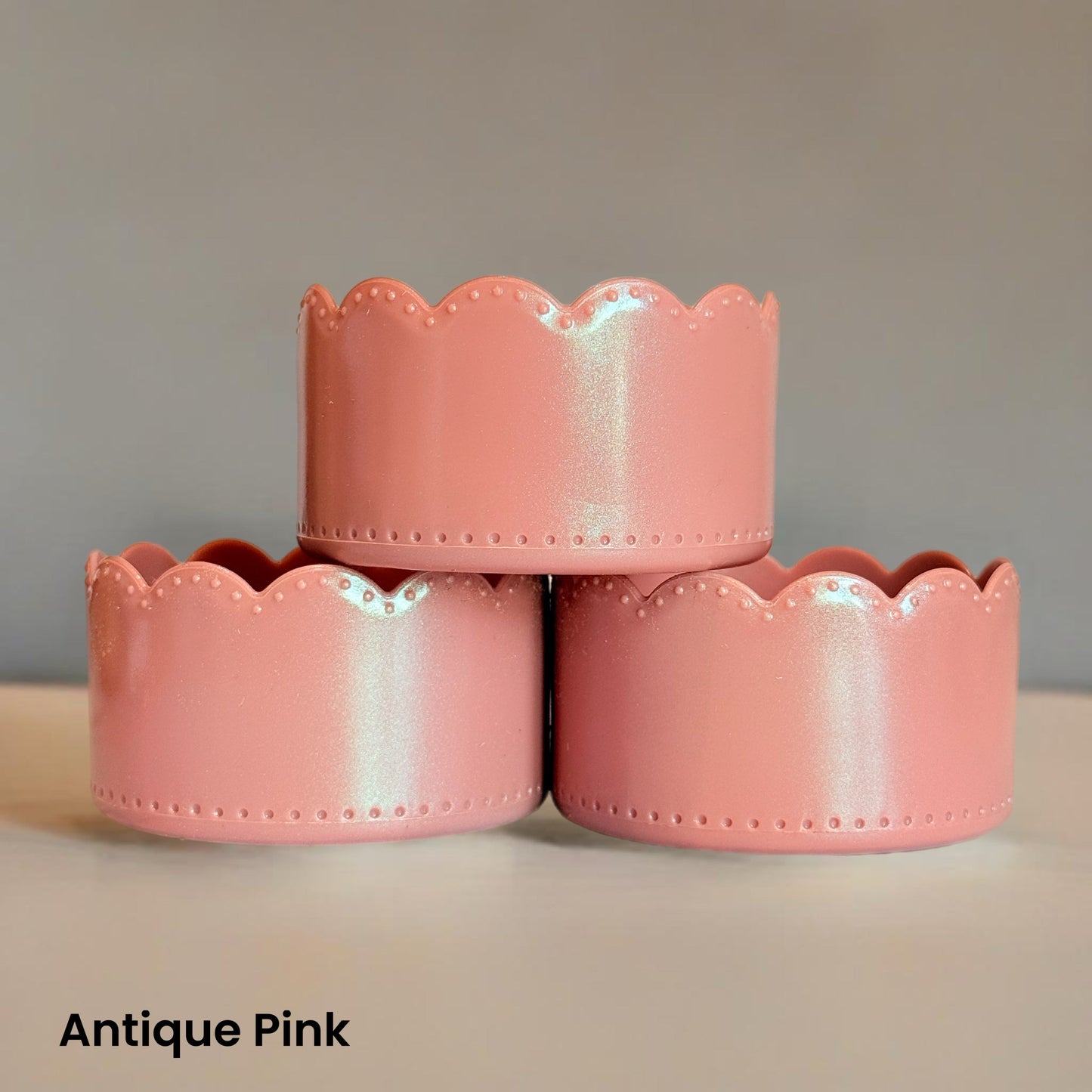 Stanley Cup Boot – Antique Pink Scalloped  Boot Waffle Boots™
