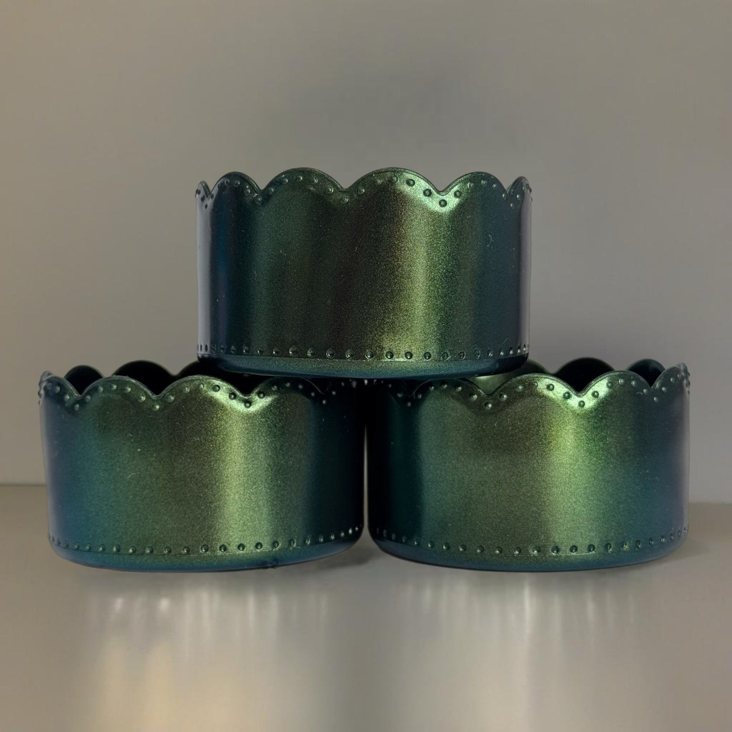 Emerald Shimmer Scallop  Boot