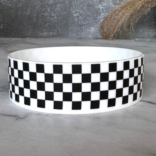 BLACK & WHITE CHECKERS 50oz Bertha Boot for Simple Modern s -