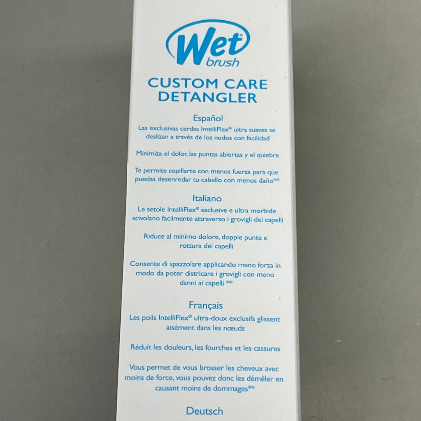 WET BRUSH (2 PACK) Custom Care Detangler Brush-Thick Hair Teal GYSPB830CCTH