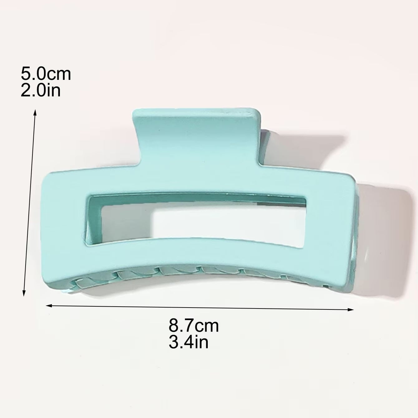 Pastel Blue Matte Hair Clip