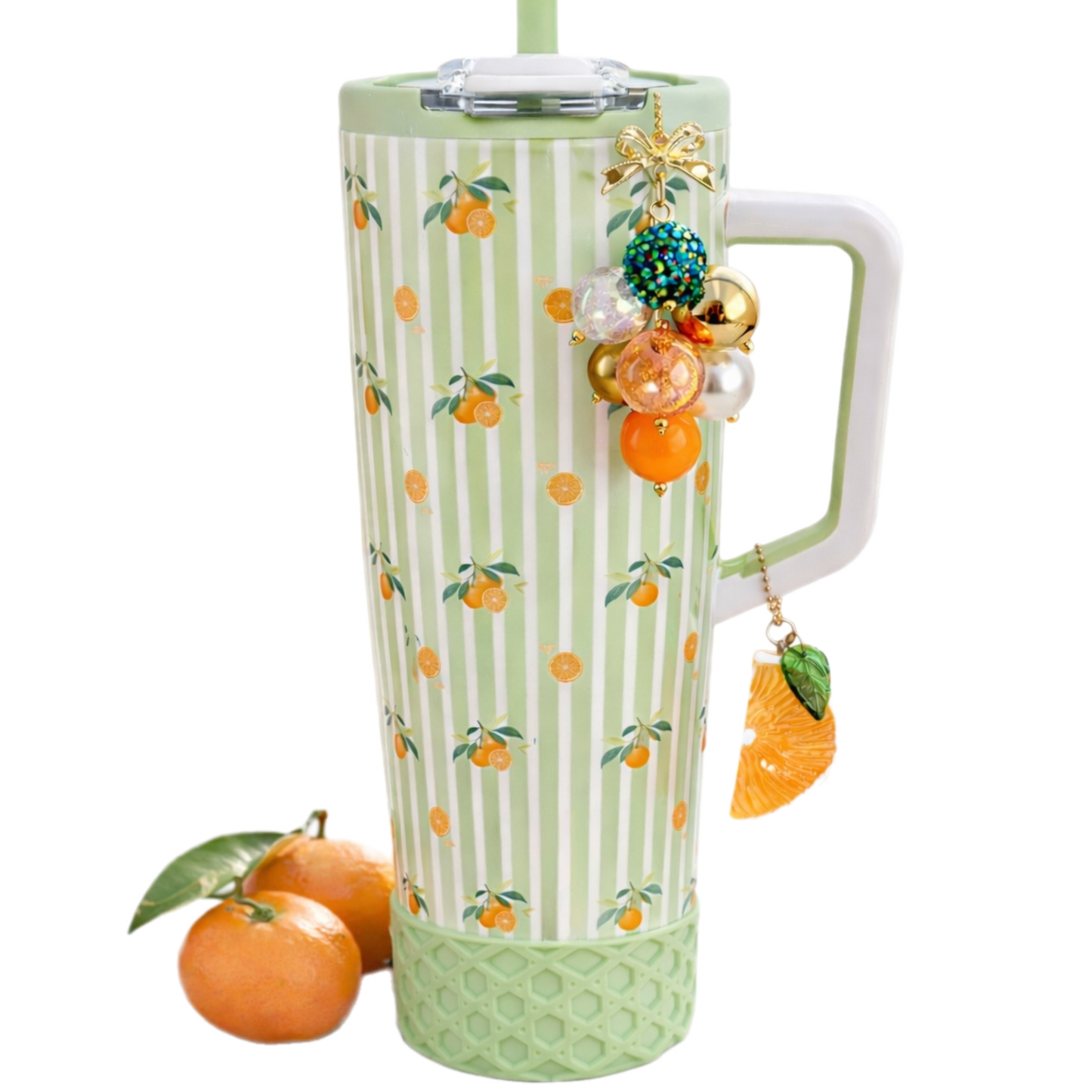 Orange Slice Charm - Tumbler Handle Charm