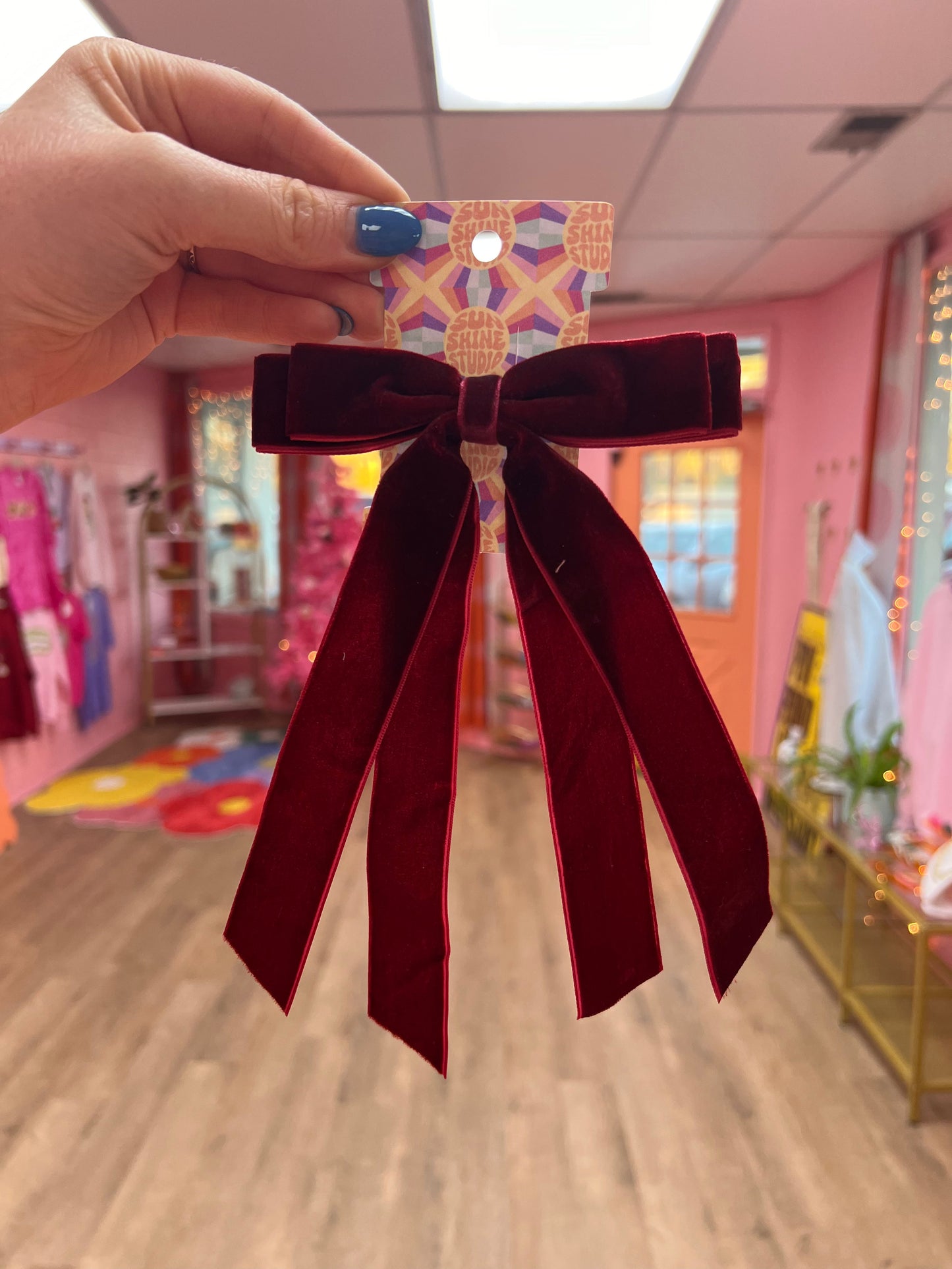 Velvet Hair Bow