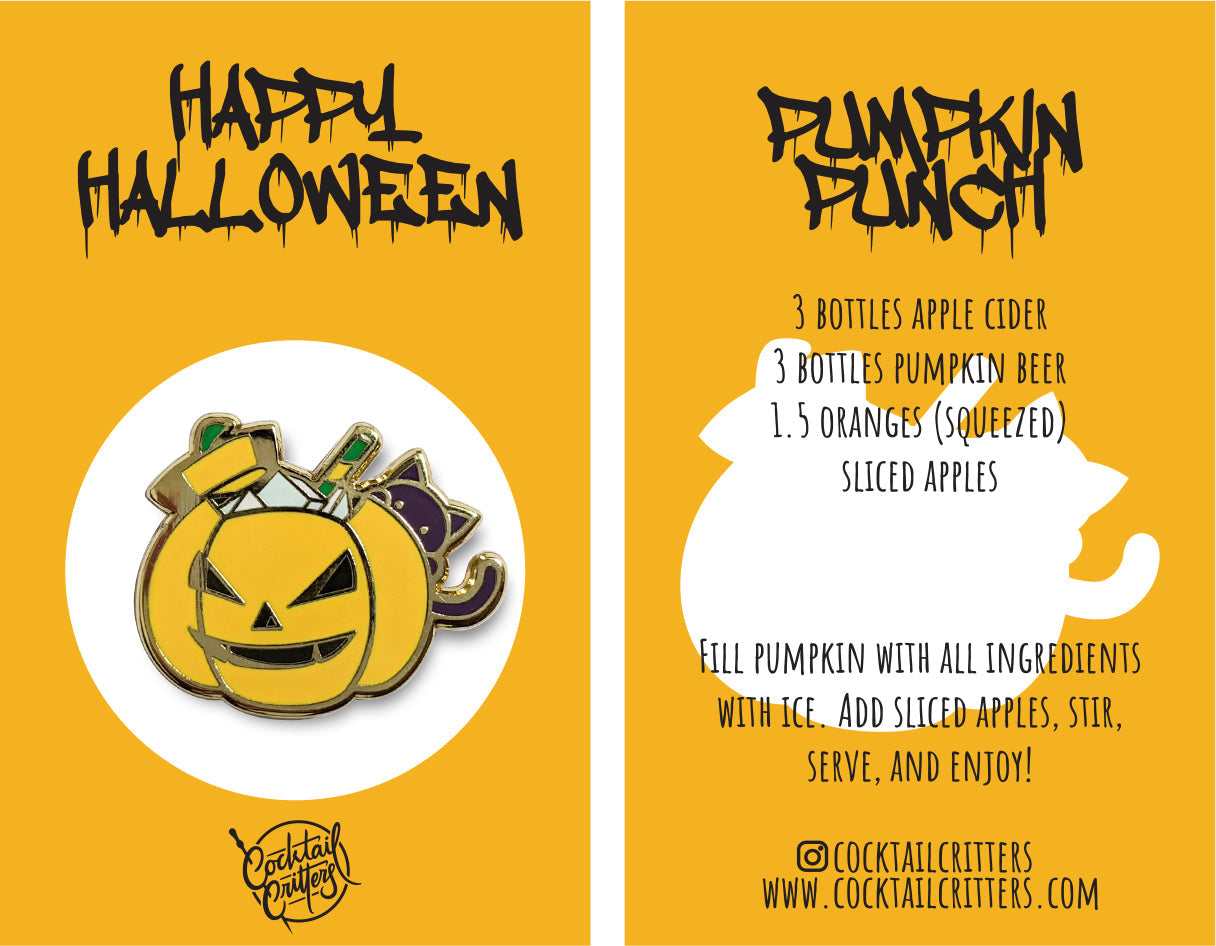 Pumpkin Punch Pin