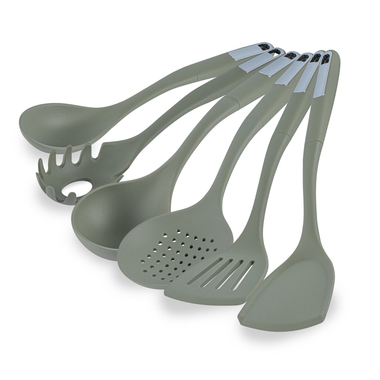 Met Lux Green Silicone Cooking Utensil Set - 6-Piece - 1 count box