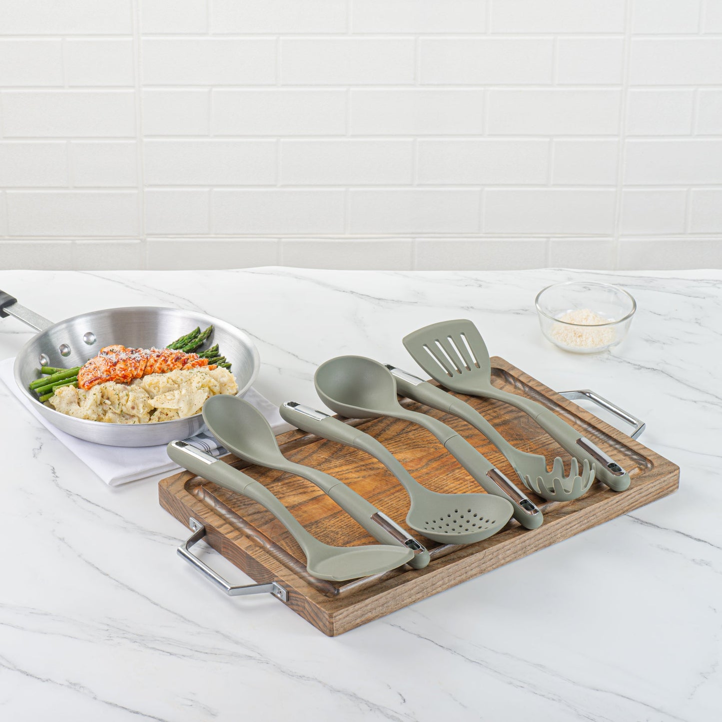 Met Lux Green Silicone Cooking Utensil Set - 6-Piece - 1 count box