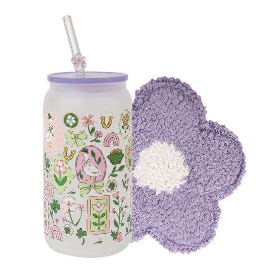 Lucky Geese Bundle 16oz Frosted Glass Tumbler