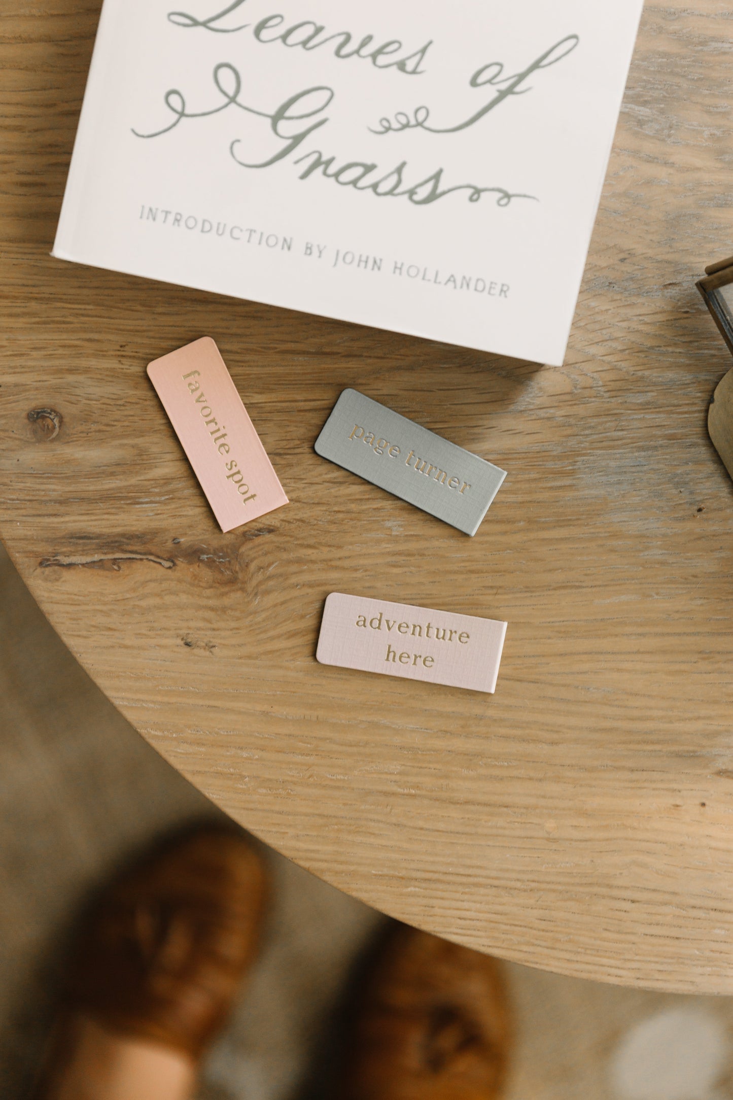 Adventure Here Embossed Magnetic Bookmark