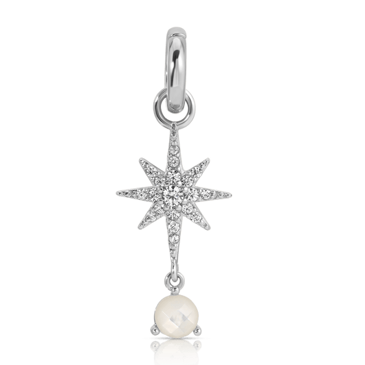 June Pearl Birthstone Charm - Star (Rewards Store)