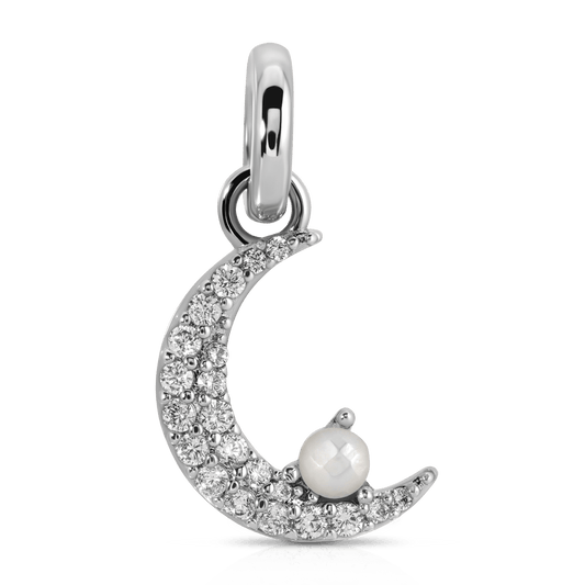 June Pearl Birthstone Charm - Moon (Rewards Store)