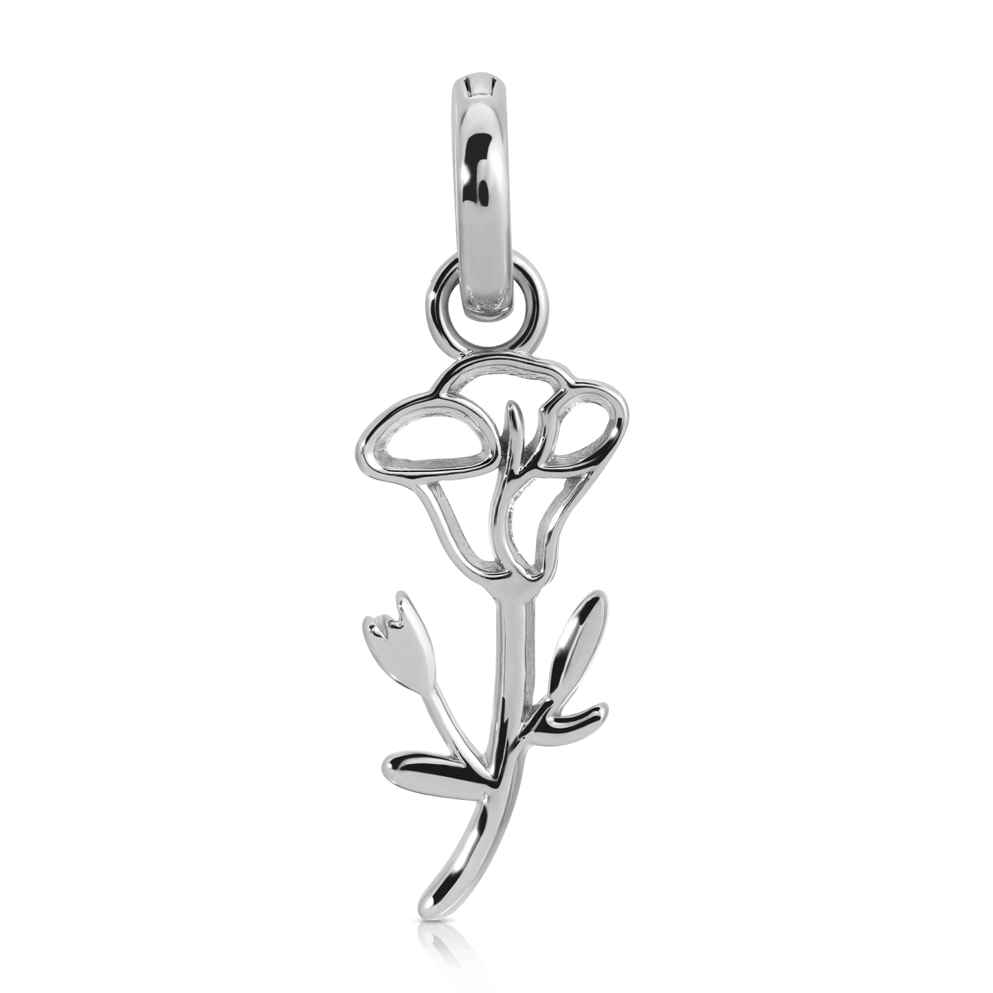 September Sapphire Birthstone Charm - Flower (Morning Glory) (Rewards Store)
