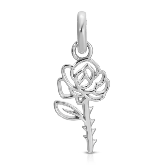 June Pearl Birthstone Charm - Flower (Rose) (Rewards Store)