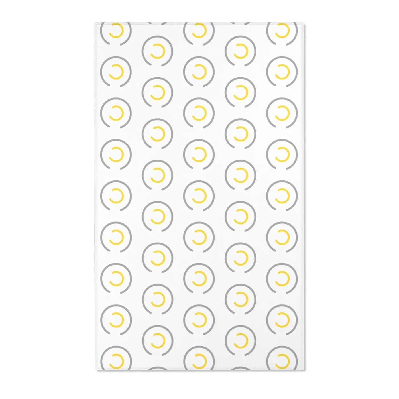 Grey Circles Area Rugs – Plush Modern Decor - Dipaliz