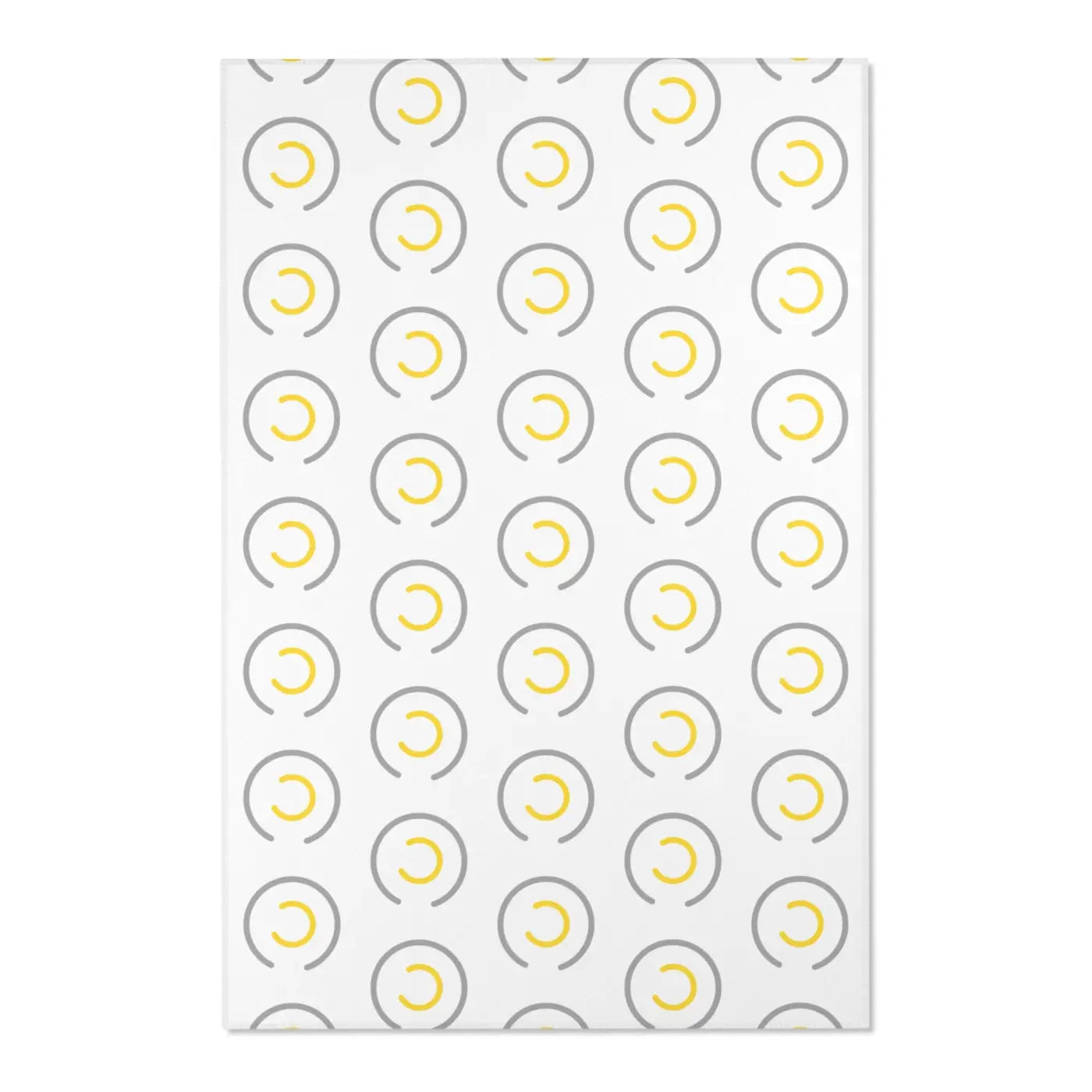 Grey Circles Area Rugs – Plush Modern Decor - Dipaliz