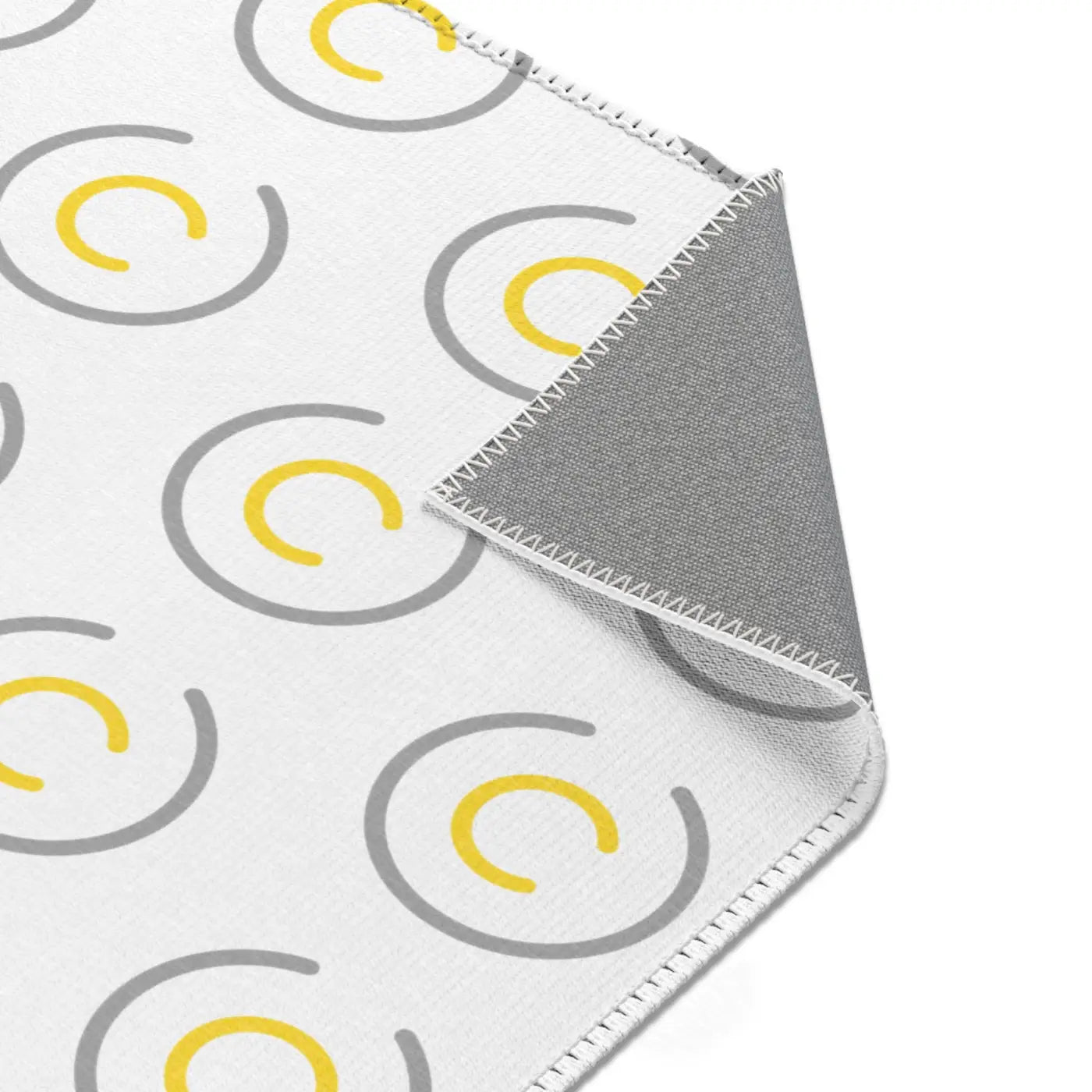 Grey Circles Area Rugs – Plush Modern Decor - Dipaliz