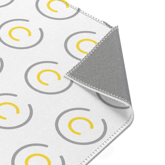 Grey Circles Area Rugs – Plush Modern Decor - Dipaliz