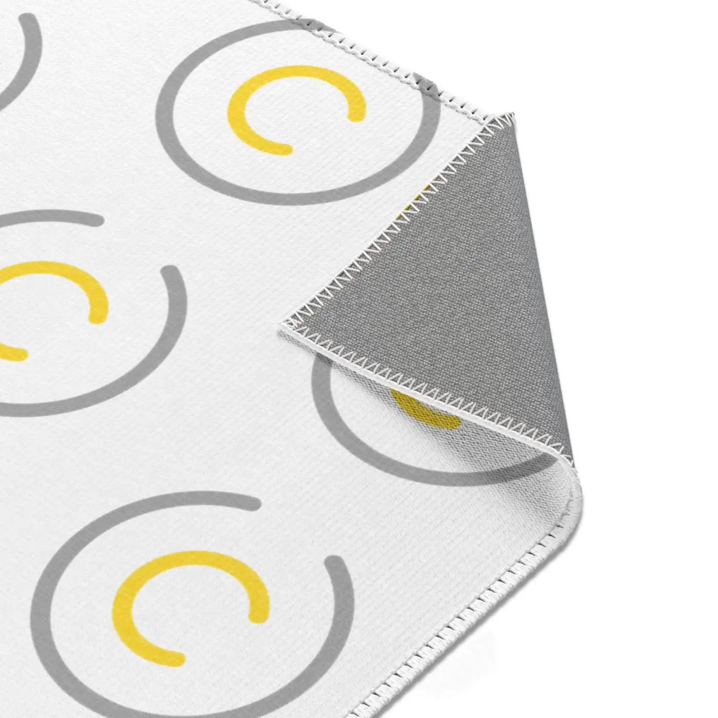 Grey Circles Area Rugs – Plush Modern Decor - Dipaliz