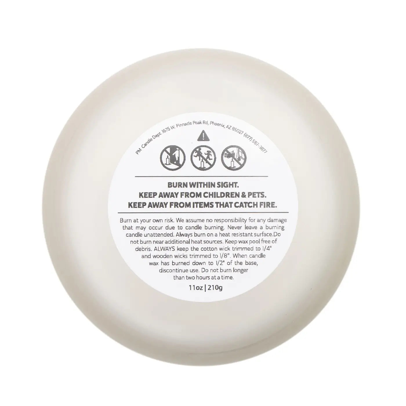Frosted Glass Aromatherapy Candle – Stress Relief - Dipaliz