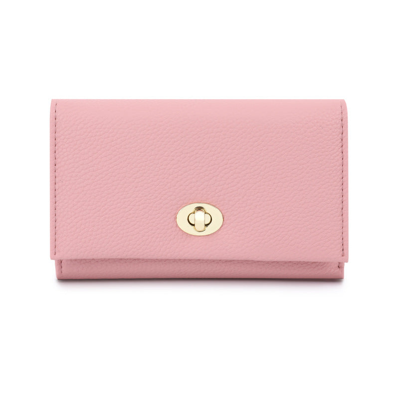 Women's PU Leather Wallet with Lock Closure | Influencer Style | Sarah Express