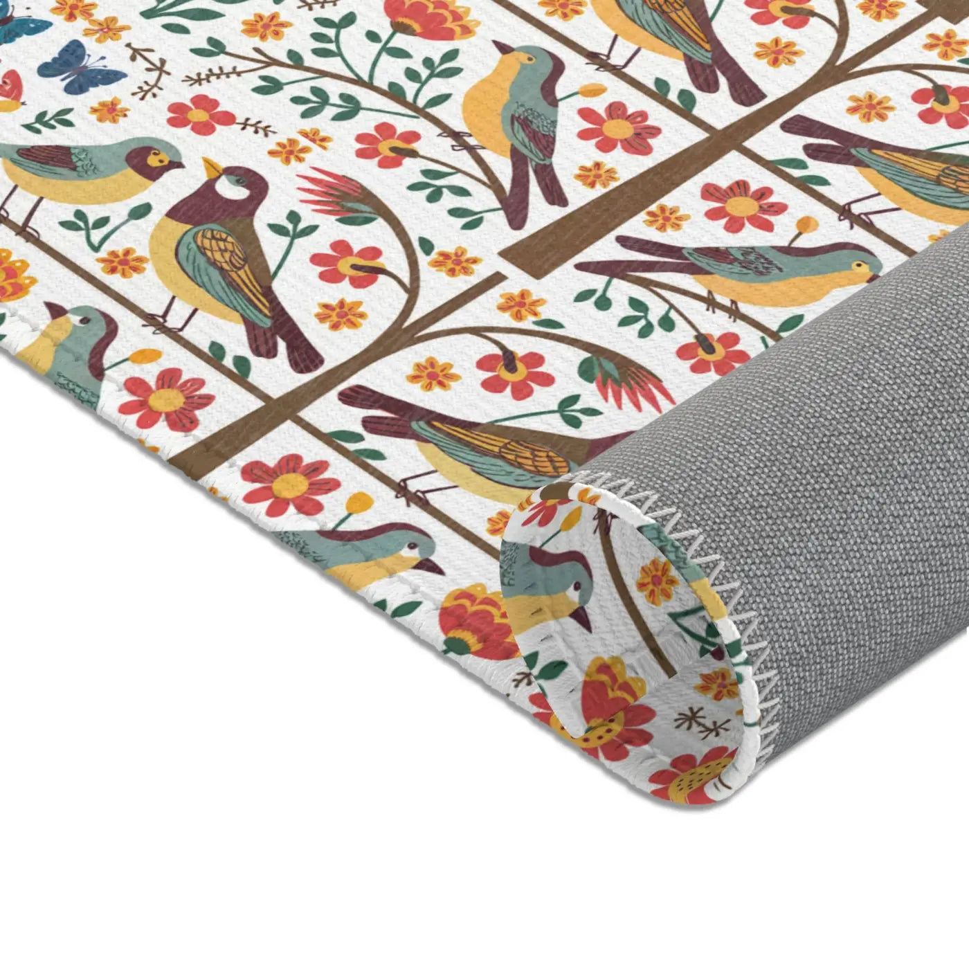 Hoot-tastic Owls Rug – Chenille Nature Decor - Dipaliz