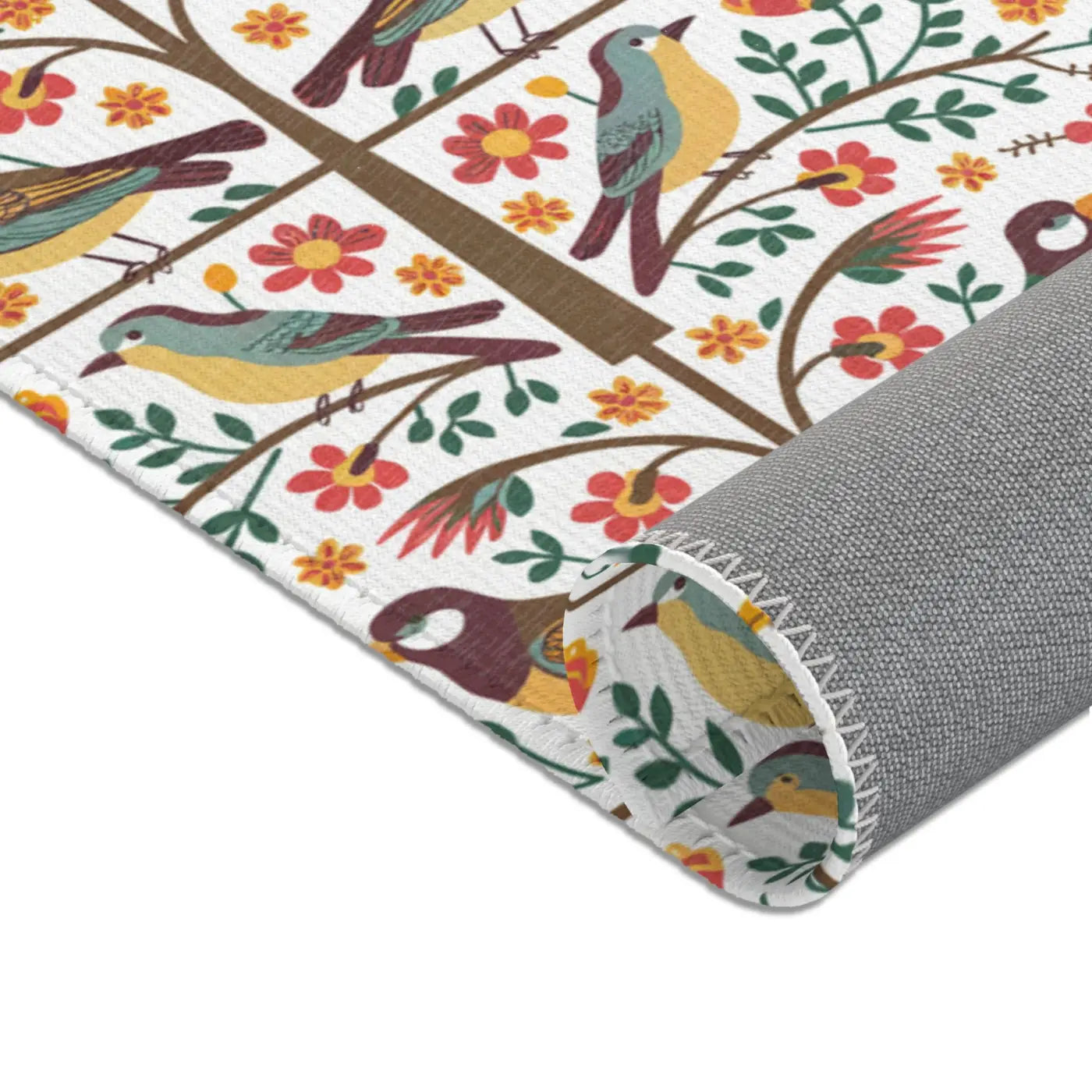 Hoot-tastic Owls Rug – Chenille Nature Decor - Dipaliz