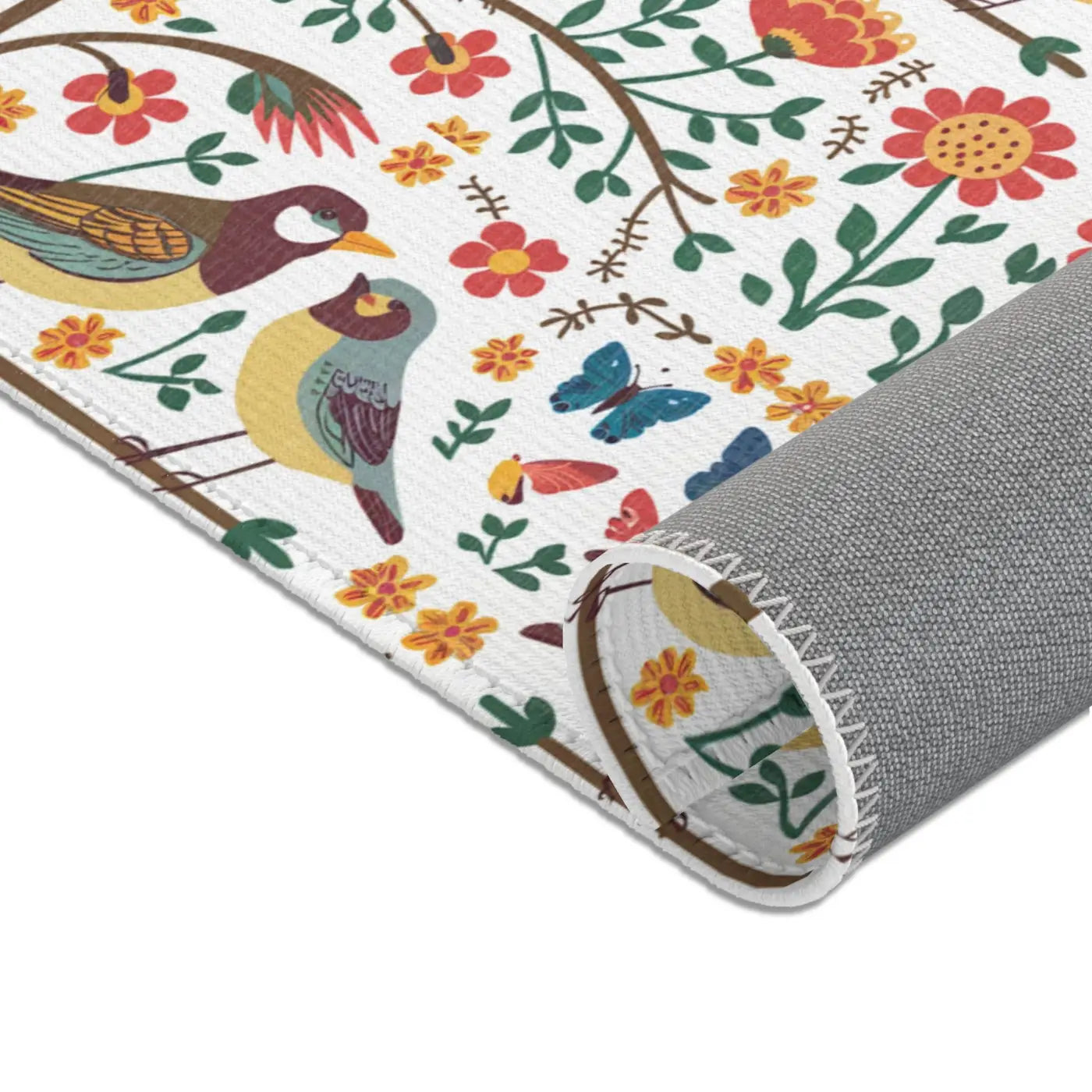 Hoot-tastic Owls Rug – Chenille Nature Decor - Dipaliz