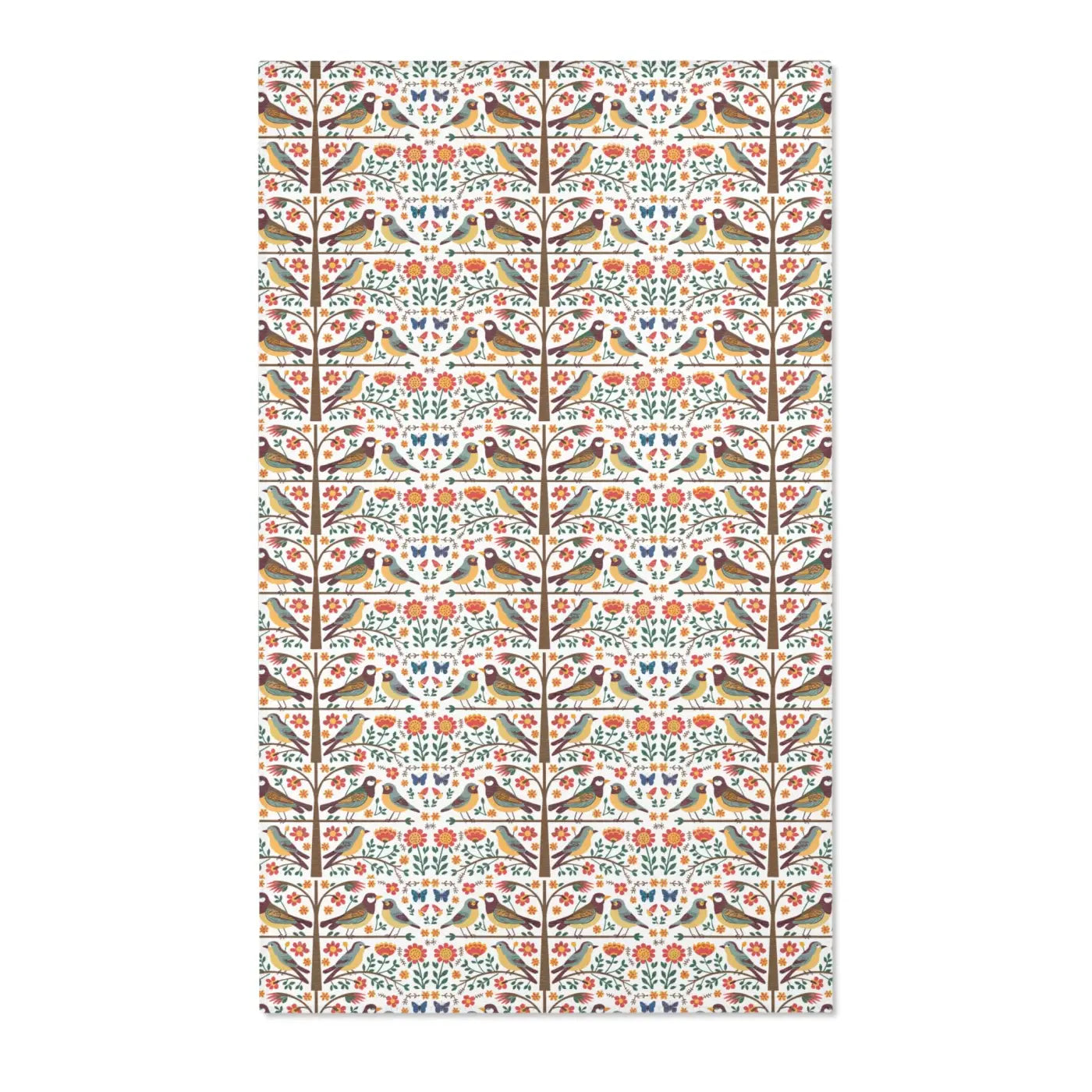 Hoot-tastic Owls Rug – Chenille Nature Decor - Dipaliz