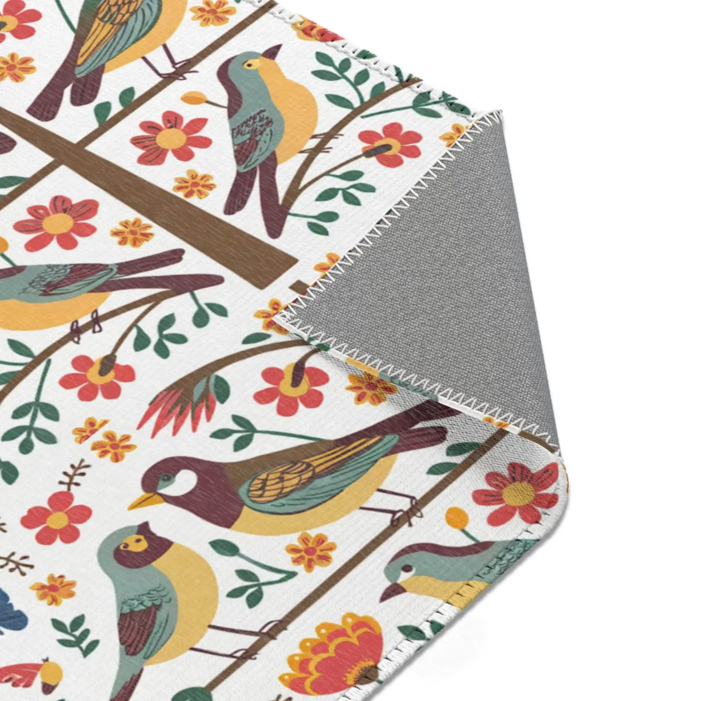 Hoot-tastic Owls Rug – Chenille Nature Decor - Dipaliz