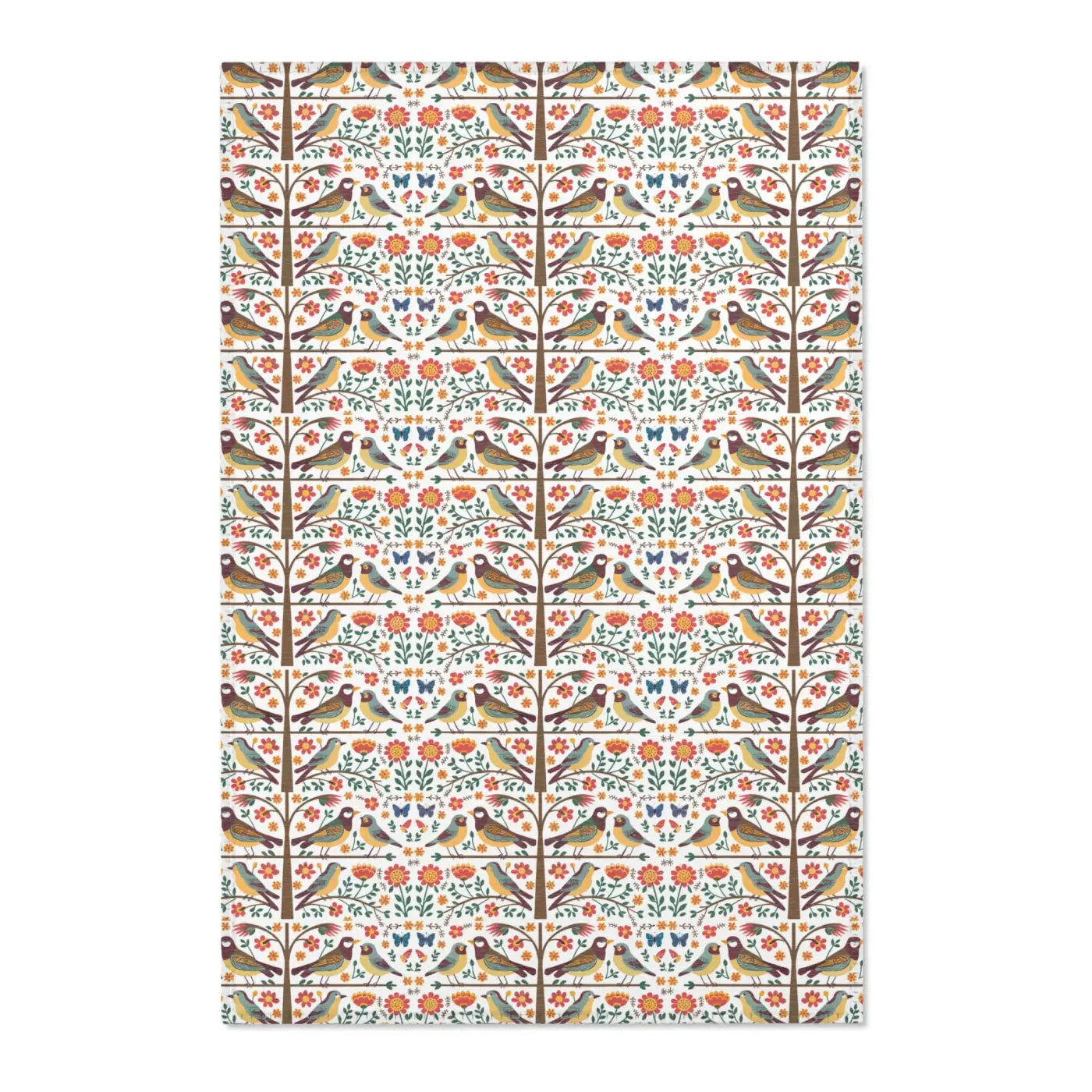 Hoot-tastic Owls Rug – Chenille Nature Decor - Dipaliz