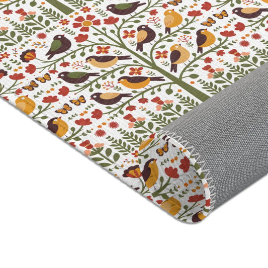 Trees Area Rug – Recycled Birds and Trees - Dipaliz