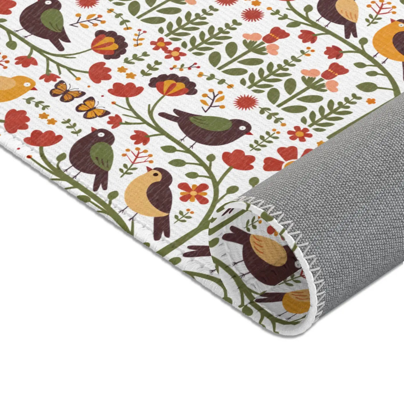 Trees Area Rug – Recycled Birds and Trees - Dipaliz
