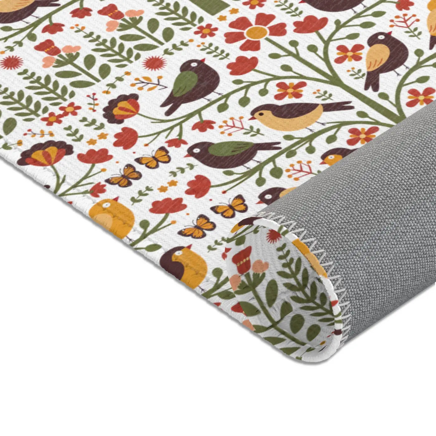 Trees Area Rug – Recycled Birds and Trees - Dipaliz