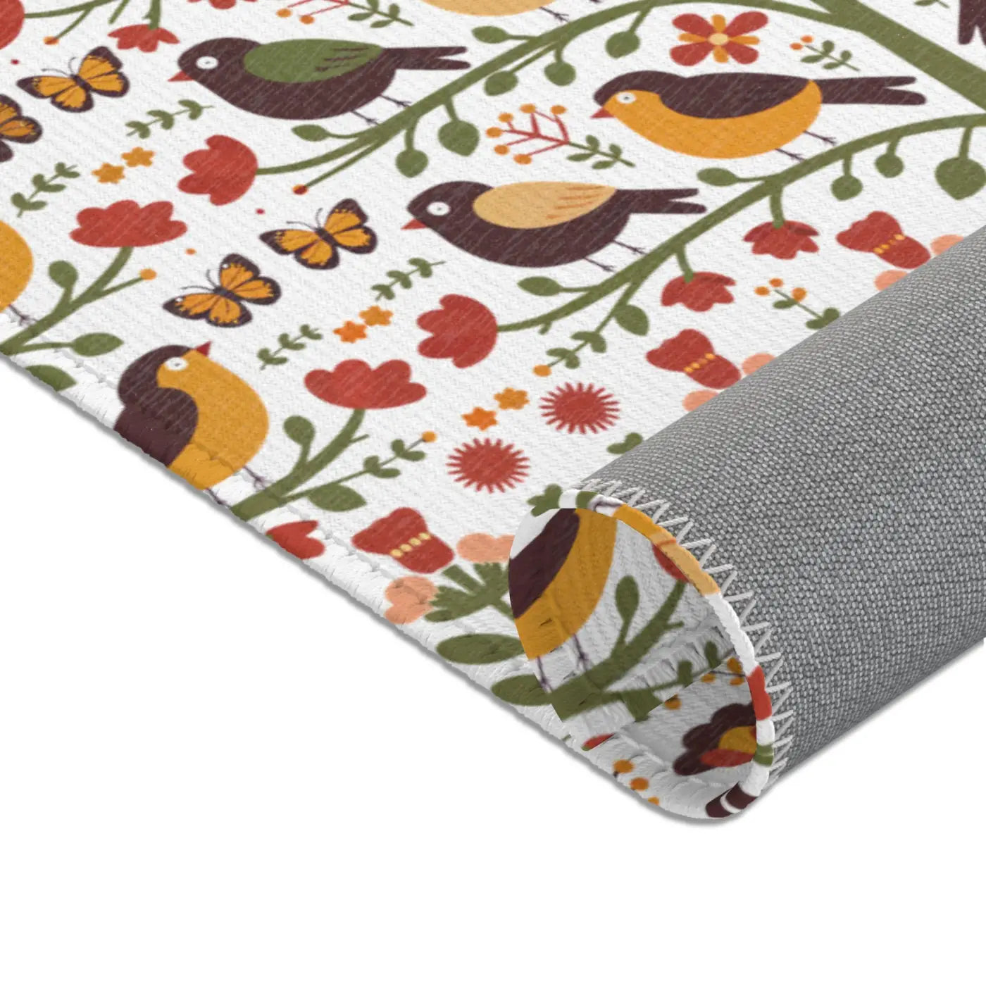 Trees Area Rug – Recycled Birds and Trees - Dipaliz