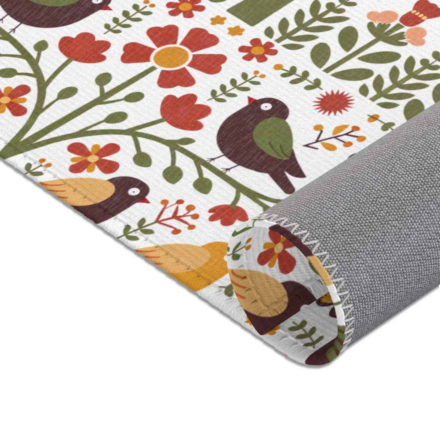 Trees Area Rug – Recycled Birds and Trees - Dipaliz