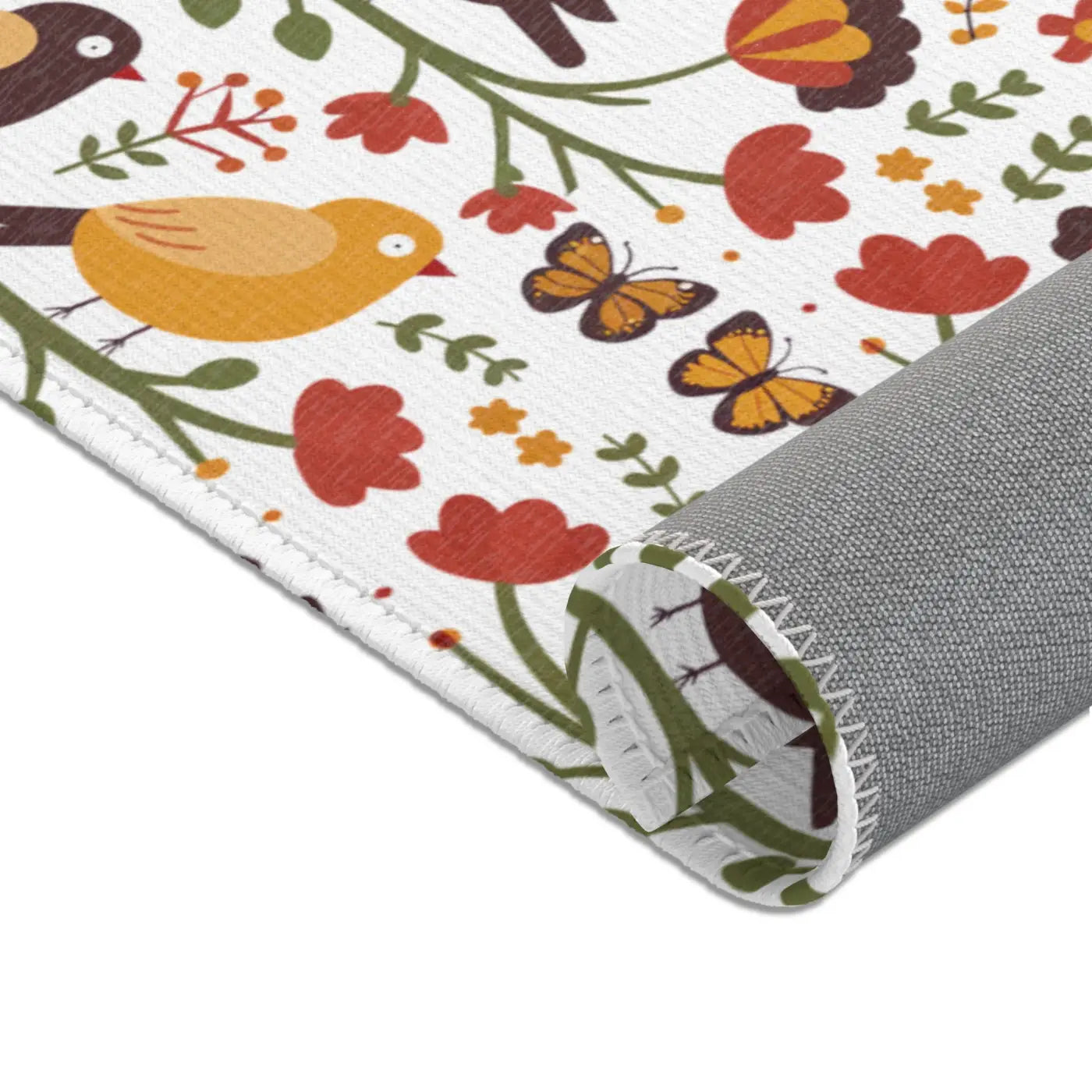 Trees Area Rug – Recycled Birds and Trees - Dipaliz
