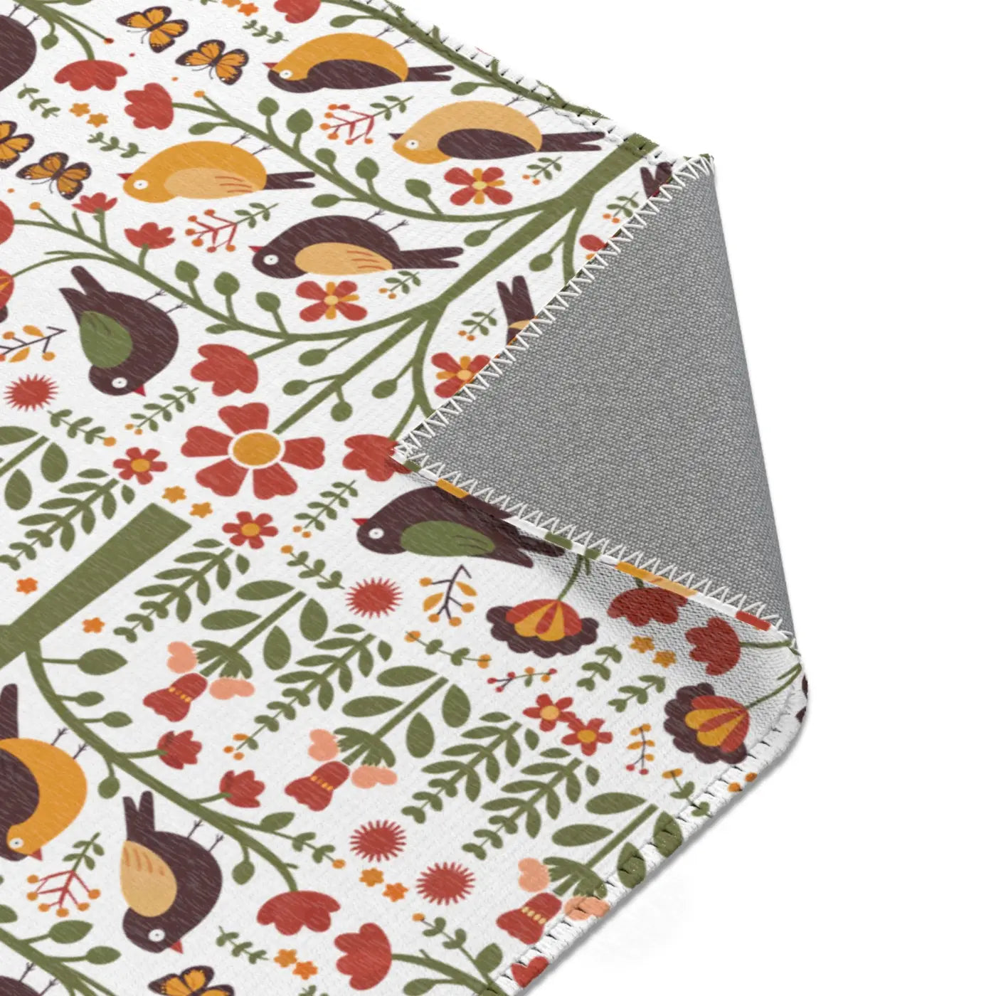 Trees Area Rug – Recycled Birds and Trees - Dipaliz